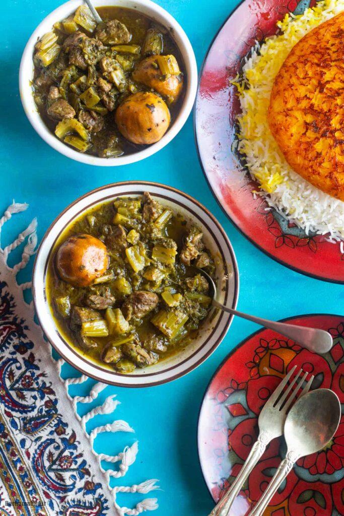 آموزش درست کردن خورشت کرفس آموزش درست کردن خورشت کرفس