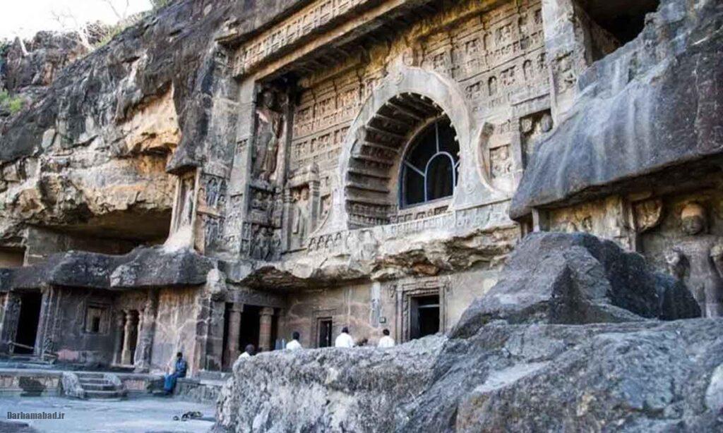 ajanta-caves-india5 معماری غارهای آجنتا