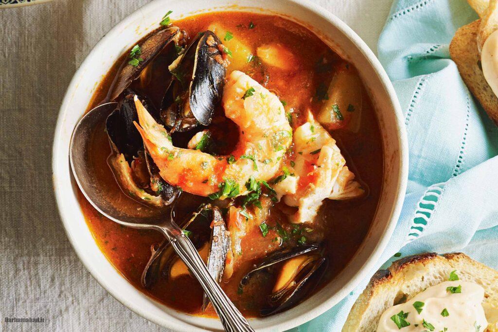 bouillabaisse-soup-france3 غذای سنتی مارسی