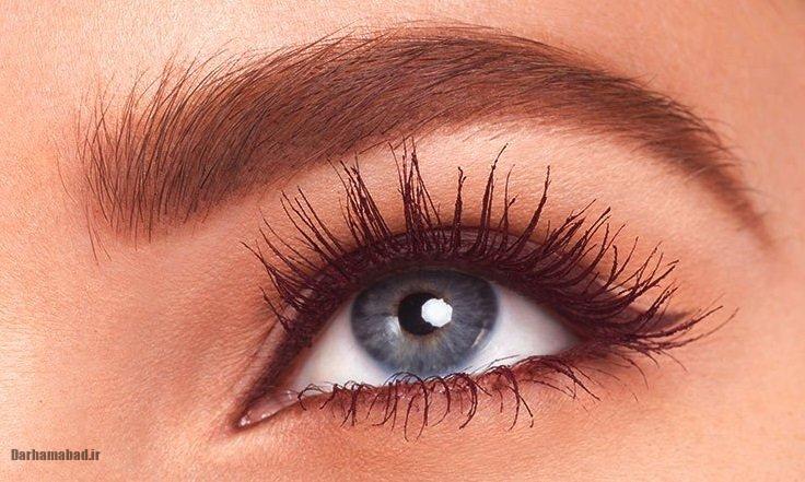 استفاده از ریمل رنگی استفاده از ریمل رنگی