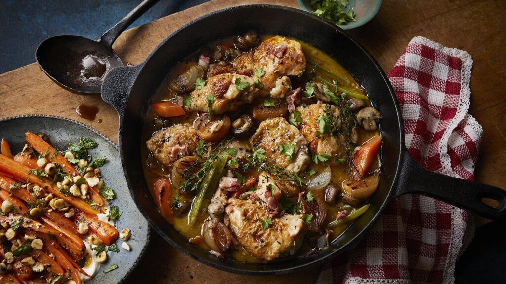 Coq au Vin2 غذای فرانسوی