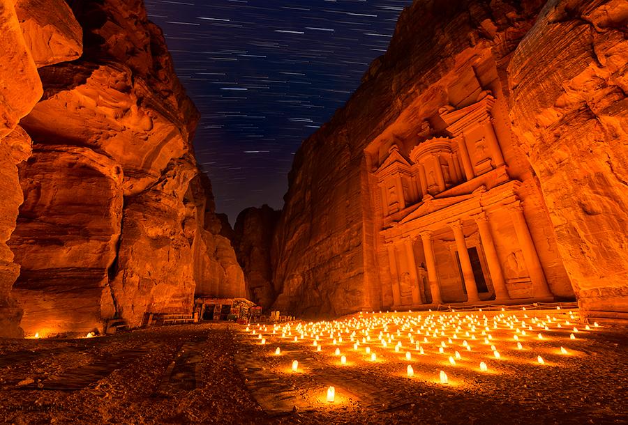 پترا در شب پترا در شب