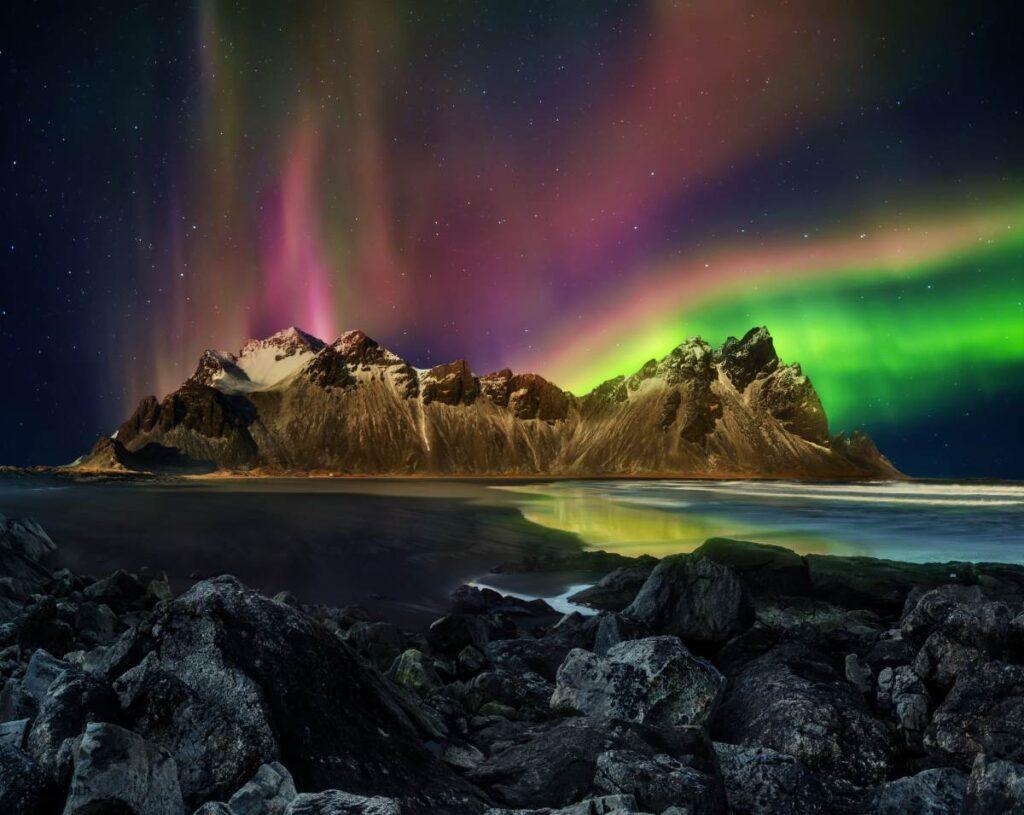 northern-lights-iceland شفق های قطبی