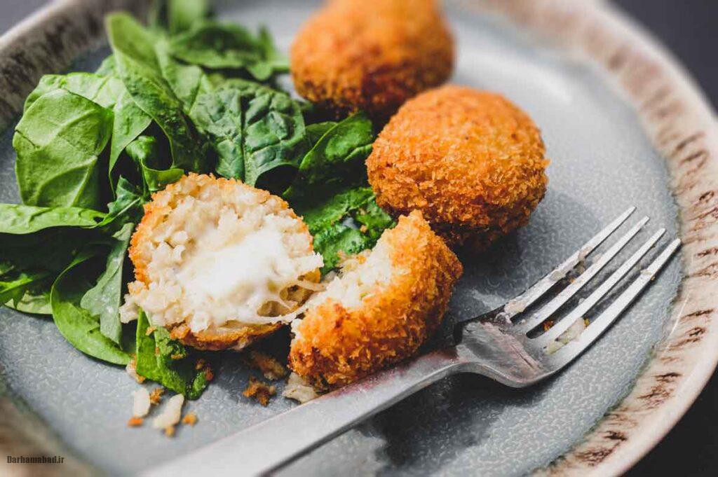 suppli-italian-recipe غذای ایتالیایی