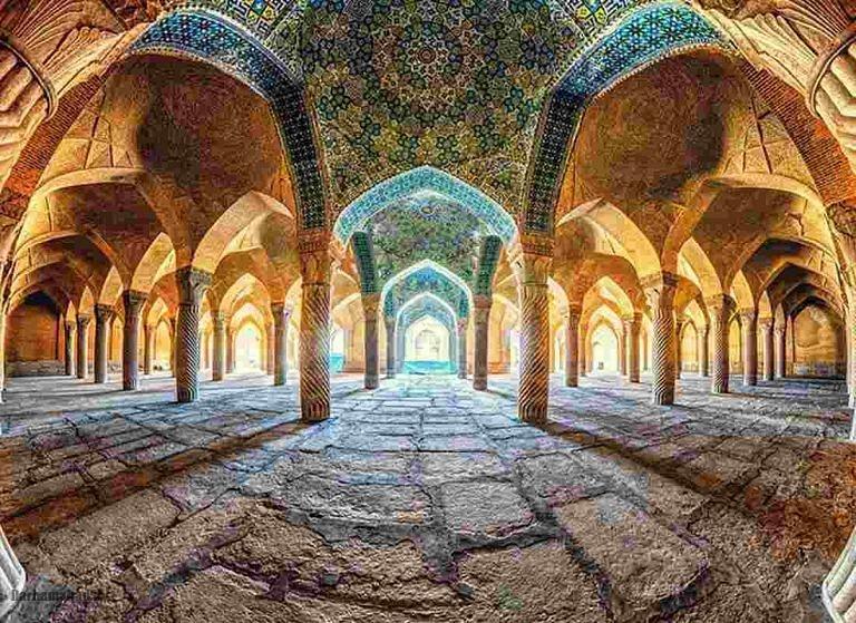 vakil-mosque-shiraz1 معماری مسجد وکیل