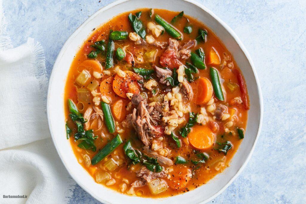 barley soup سوپ جو