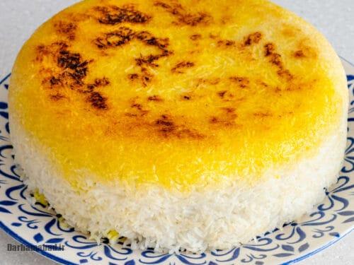 cook-rice-iranian-abkesh-method3 تهدیگ بینقص