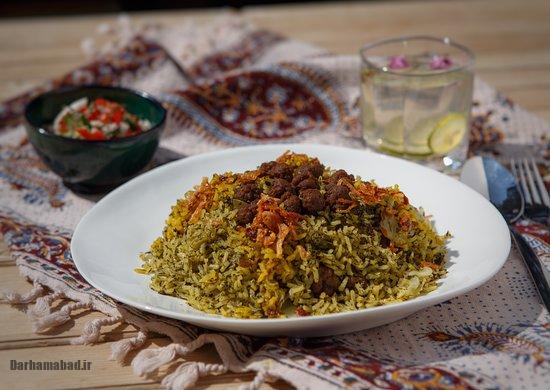 Shirazi Kalam polo5 غذای ایرانی