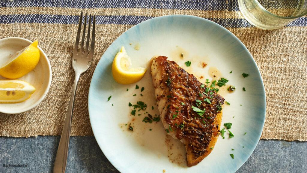 steam-fish-with-vegetables-and-lemon-sauce6 ماهی بخارپز