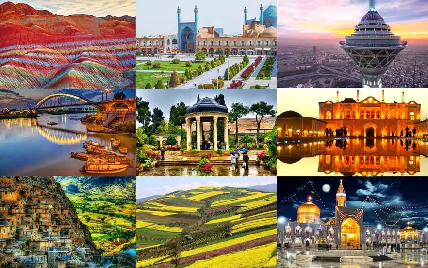 جاذبه های گردشگری ایران جاذبه های گردشگری در ایران - بهترین مکان های گردشگری تاریخی و طبیعی