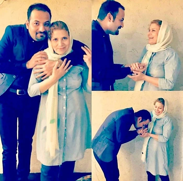 عکس کبری گودرزی و پسرش کبری گودرزی ، خانواده بازیگران فیلم زن و بچه