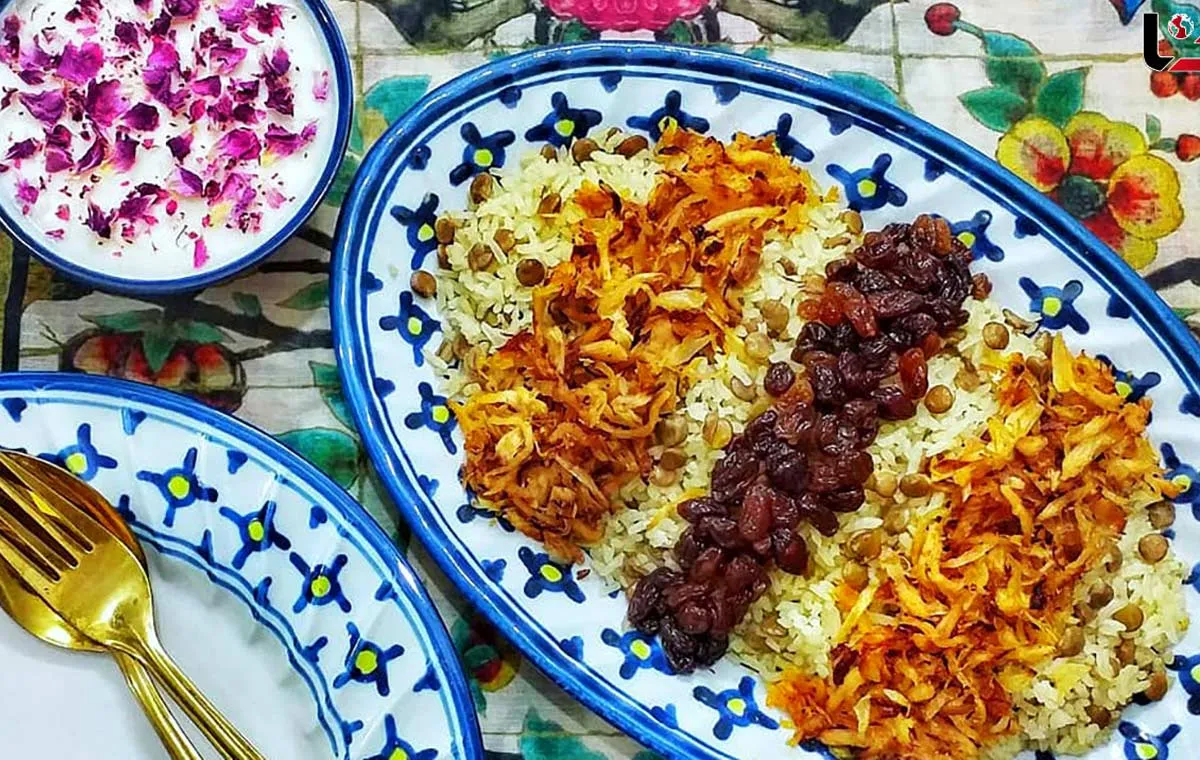 طرز تهیه عدس پلو ایرانی اصیل