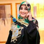 ستاره سادات قطبی همسر شهرام شکیبا تو پشت صحنه برنامه هلال