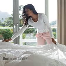 چگونه تخت خواب را سریع و زیبا مرتب کنیم؟