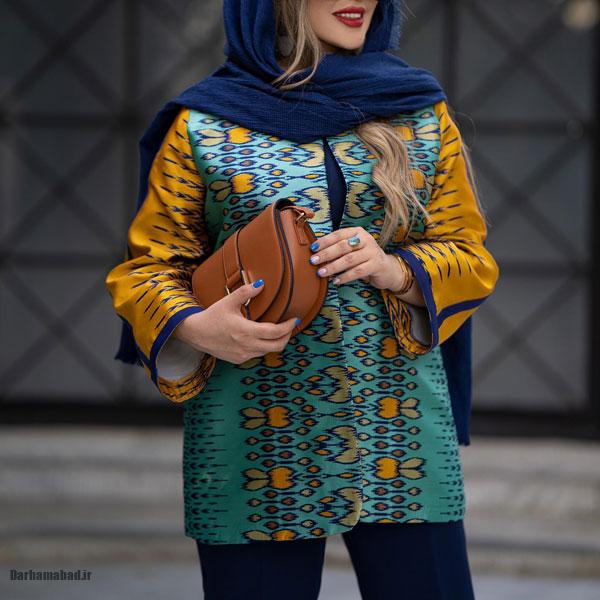 مدل مانتو عید رنگ مانتو سال مدل مانتو اینستاگرام مدل مانتو فوق العاده شیک و جدید مدل مانتو شیک و باکلاس مدل مانتو لاکچری