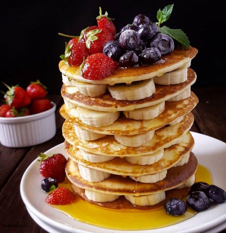 طرز تهیه پنکیک خانگی نرم و پف‌دار 