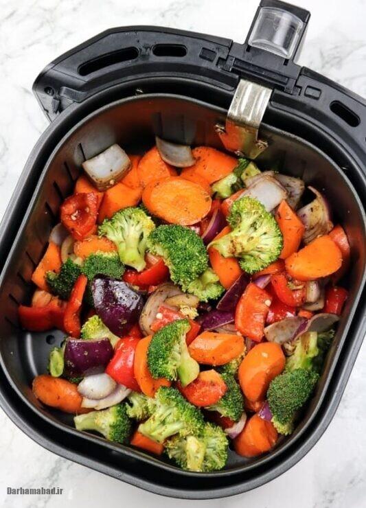 چگونه سبزیجات را در هواپز سرخ کنیم؟