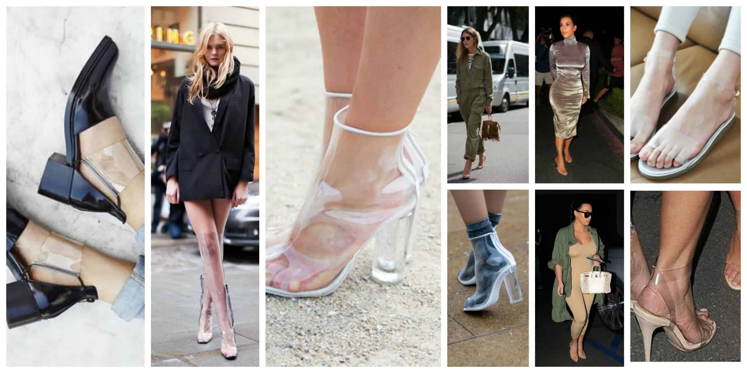 کفش پاشنه شیشه‌ای