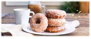 دونات خوشمزه موز