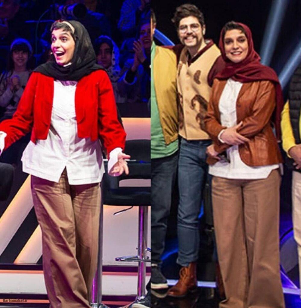 ویدیو و عکسهایی از لباسهای عجیب الیکا عبدالرزاقی در برنامه صداتو