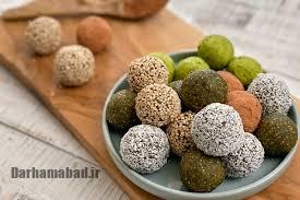 طرز تهیه توپک خرما خوشمزه و مجلسی