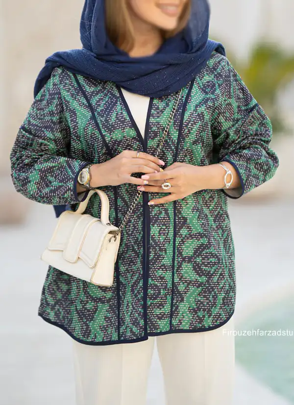 مدل مانتو کوتاه بدون دکمه