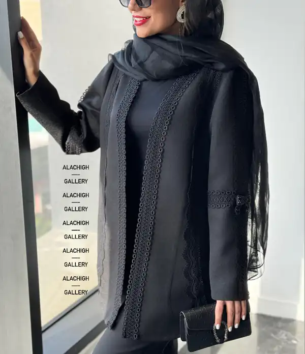 مدل مانتو کوتاه بدون دکمه