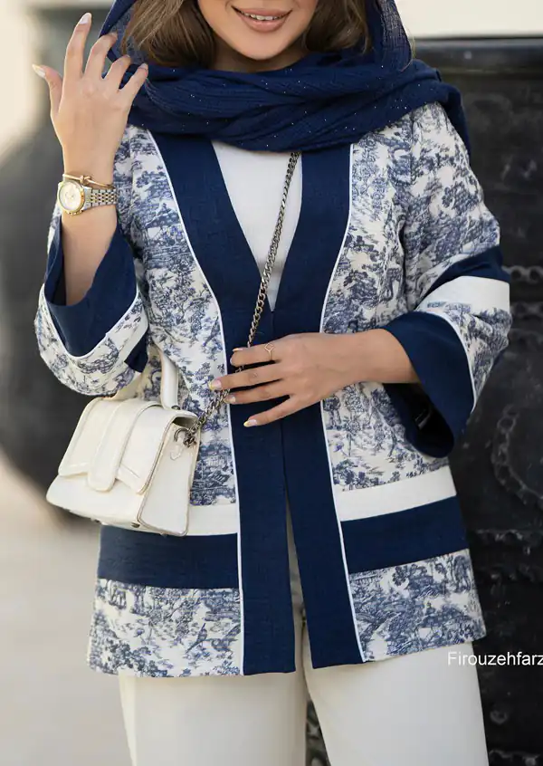 مدل مانتو کوتاه بدون دکمه