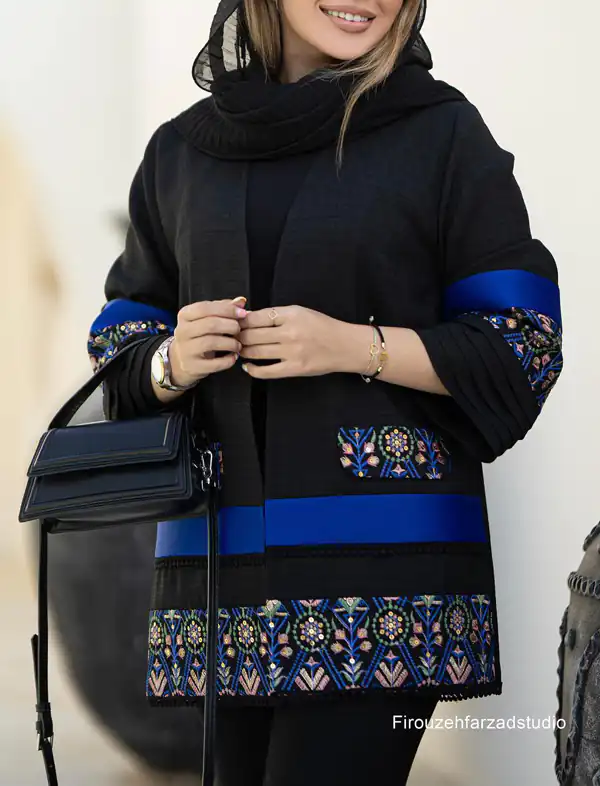 مدل مانتو کوتاه بدون دکمه