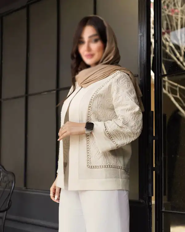 مدل مانتو کوتاه بدون دکمه