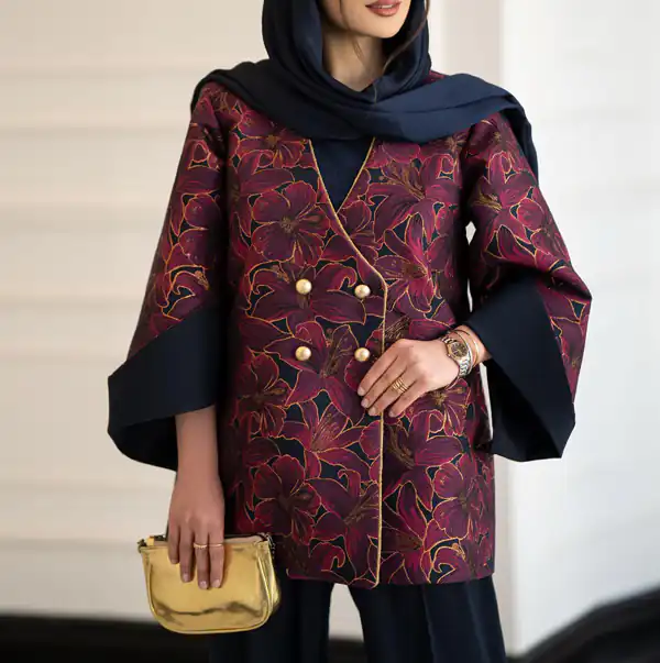 مدل مانتو ژاکارد