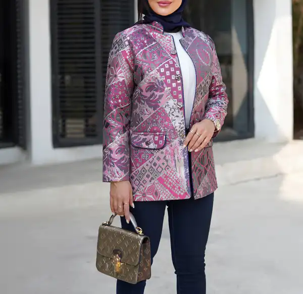 مدل مانتو ژاکارد