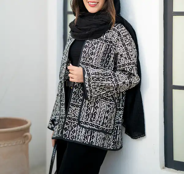 مدل مانتو طرح دار