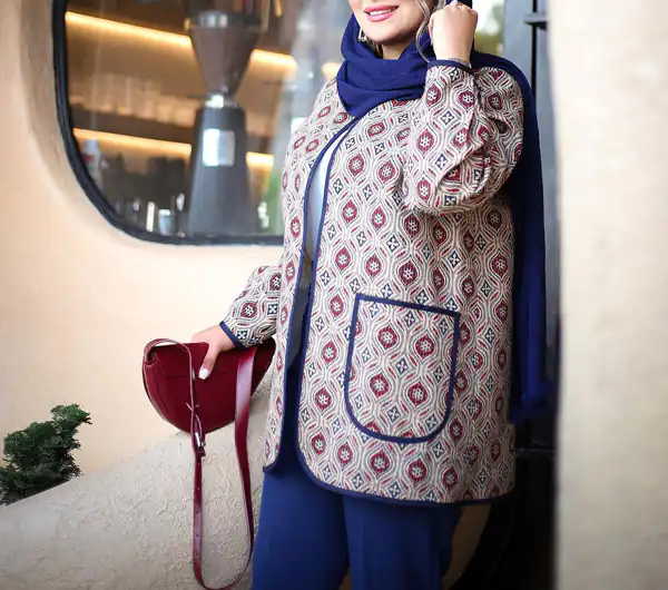 مدل مانتو طرح دار