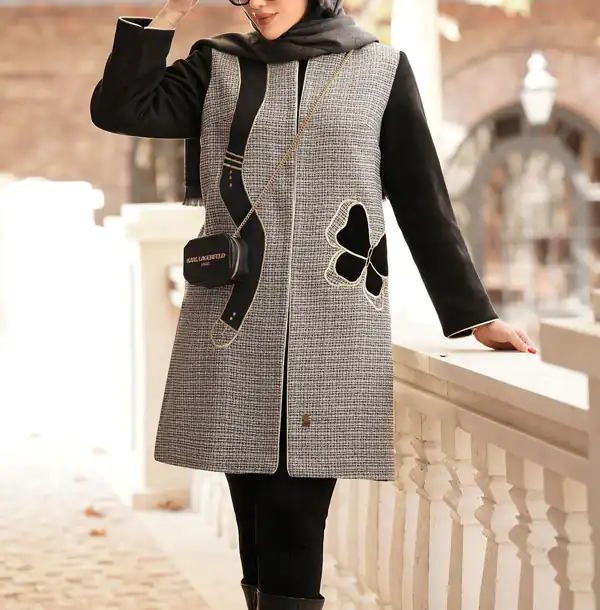 مدل مانتو طرح دار