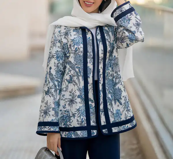 مدل مانتو طرح دار