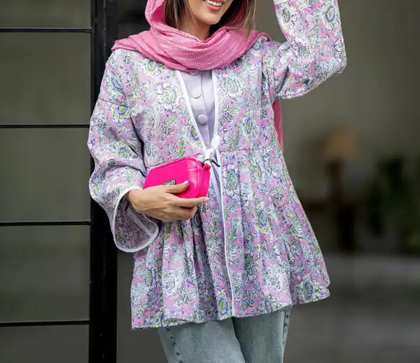 مدل مانتو طرح دار