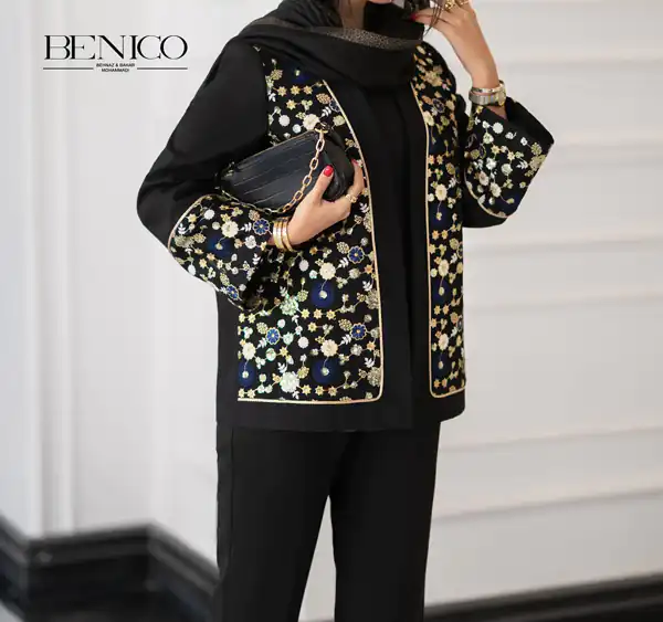 مدل مانتو ۱۴۰۴ سوزن دوزی شده