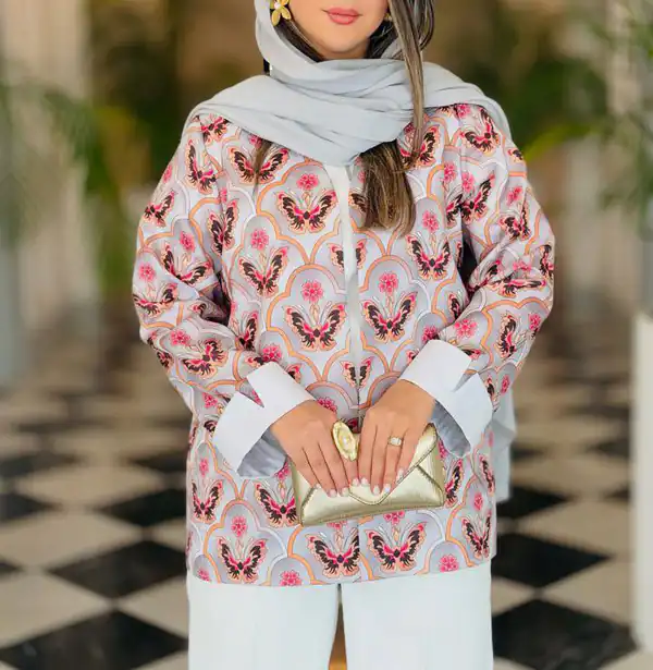 مدل مانتو بدون دکمه