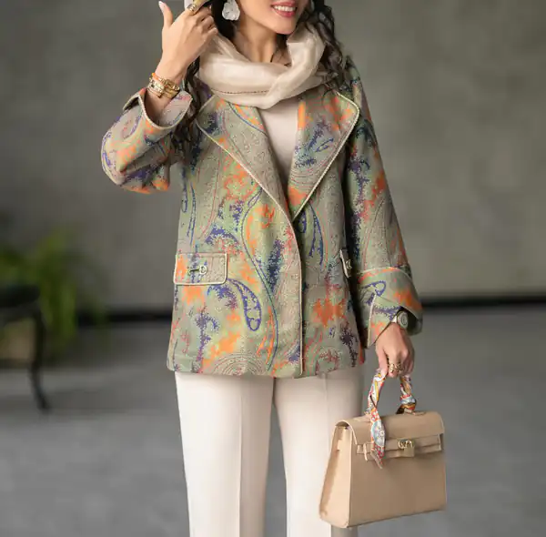 مدل مانتو جلوباز کوتاه