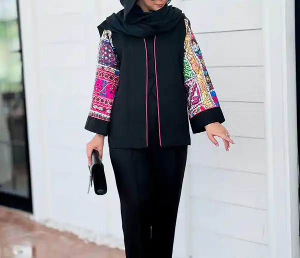 مدل مانتو جلوباز کوتاه