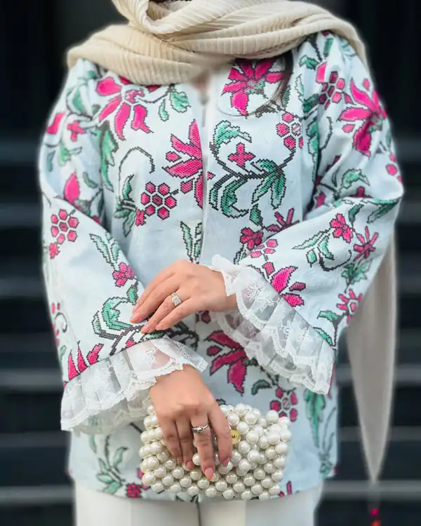 مدل مانتو جلوباز کوتاه