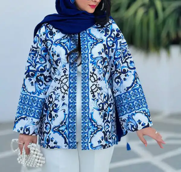 مدل مانتو جلوباز کوتاه