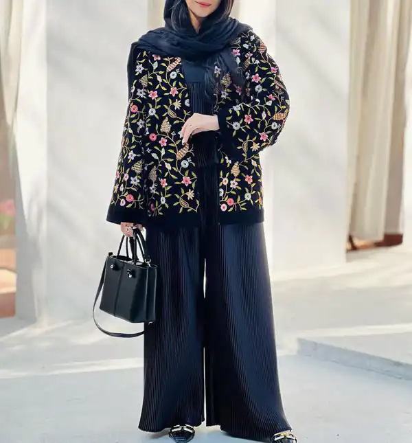 مدل مانتو کوتاه جلو باز