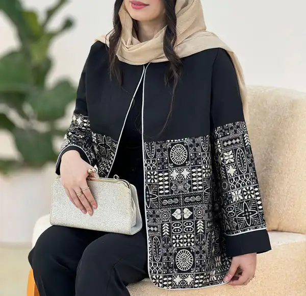 مدل مانتو کوتاه جلو باز