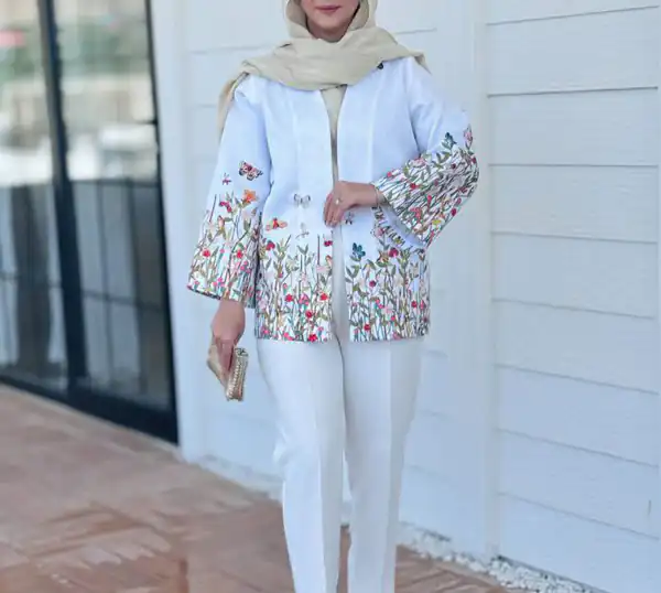 مدل مانتو کوتاه جلو باز