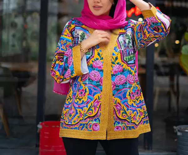 مدل مانتو سنتی کوتاه