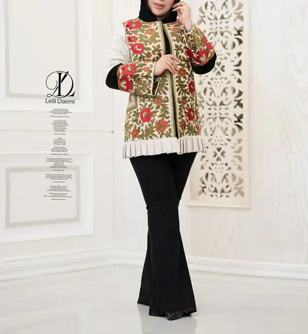 مدل مانتو سنتی کوتاه