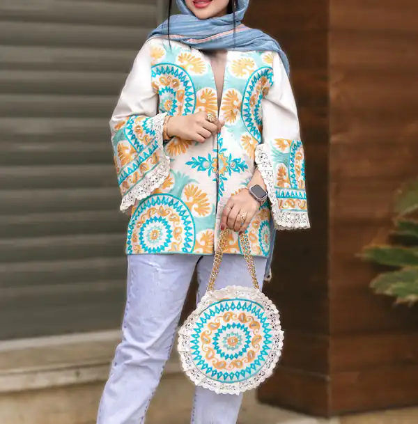 مدل مانتو سنتی کوتاه