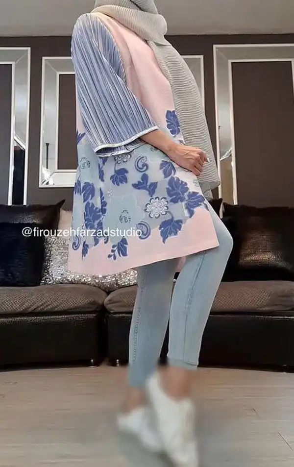 مدل مانتو ۱۴۰۴ برای افراد چاق